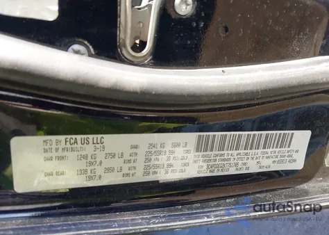 2019 Dodge Journey Gt Awd from USA, damaged, VIN 3C4PDDEG2KT751705